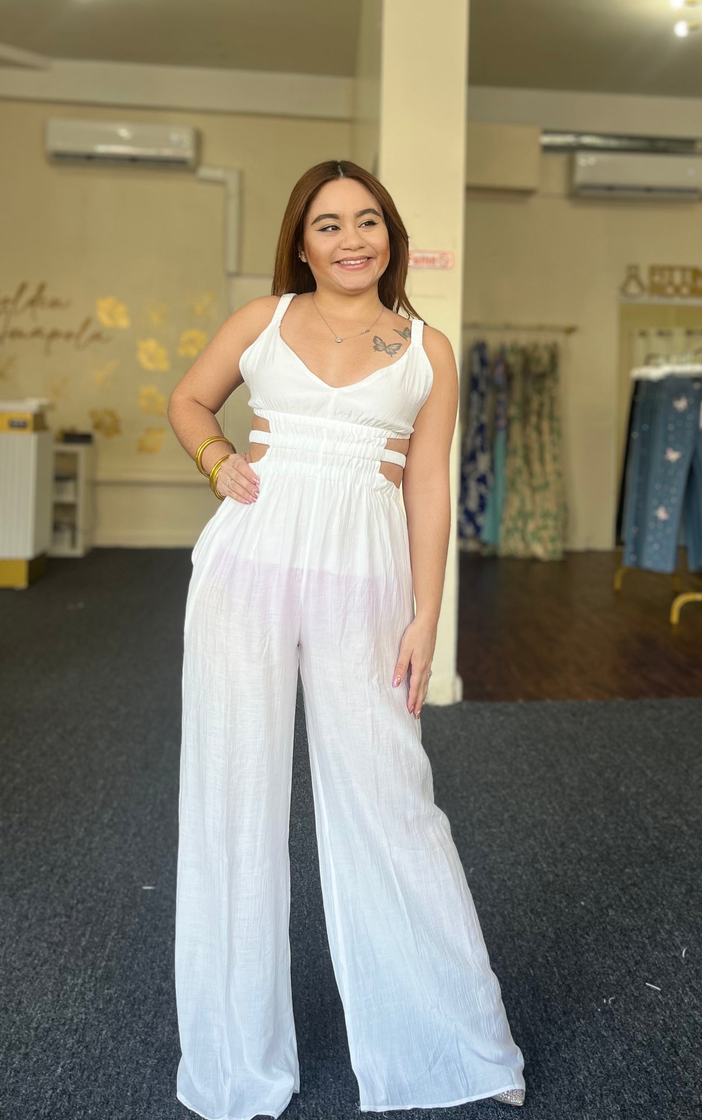 White Whisper Jumpsuit