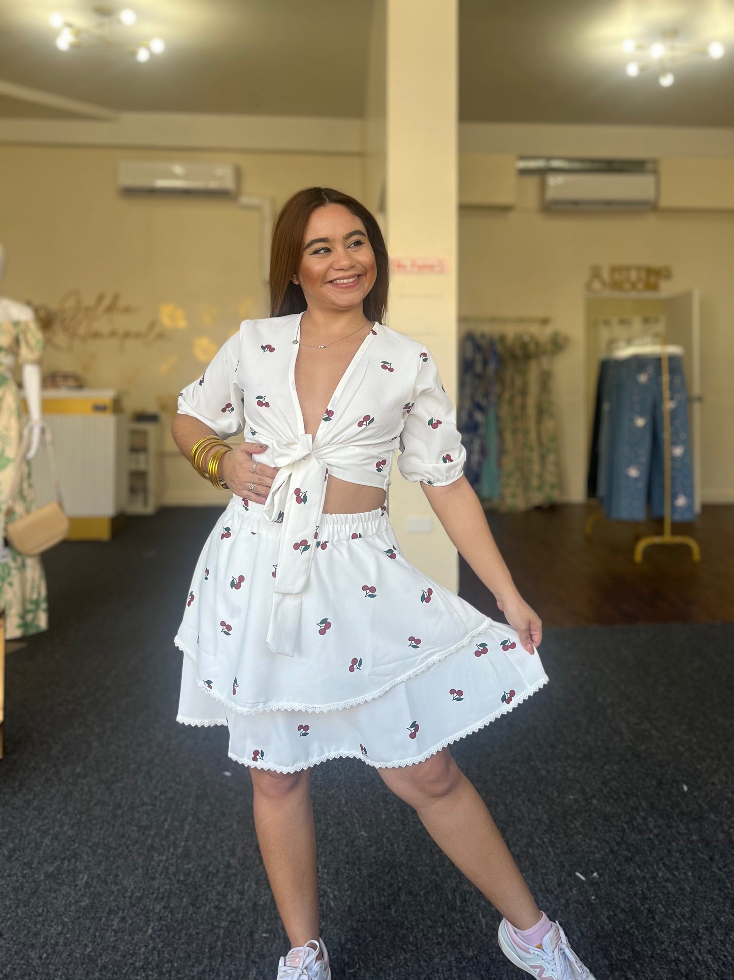 Callista Cherry Skirt