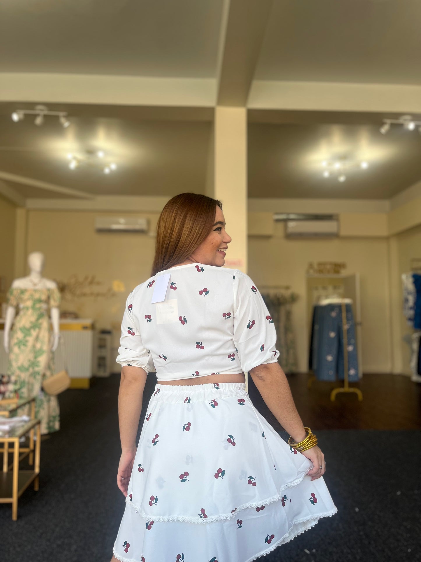 Callista Cherry Skirt