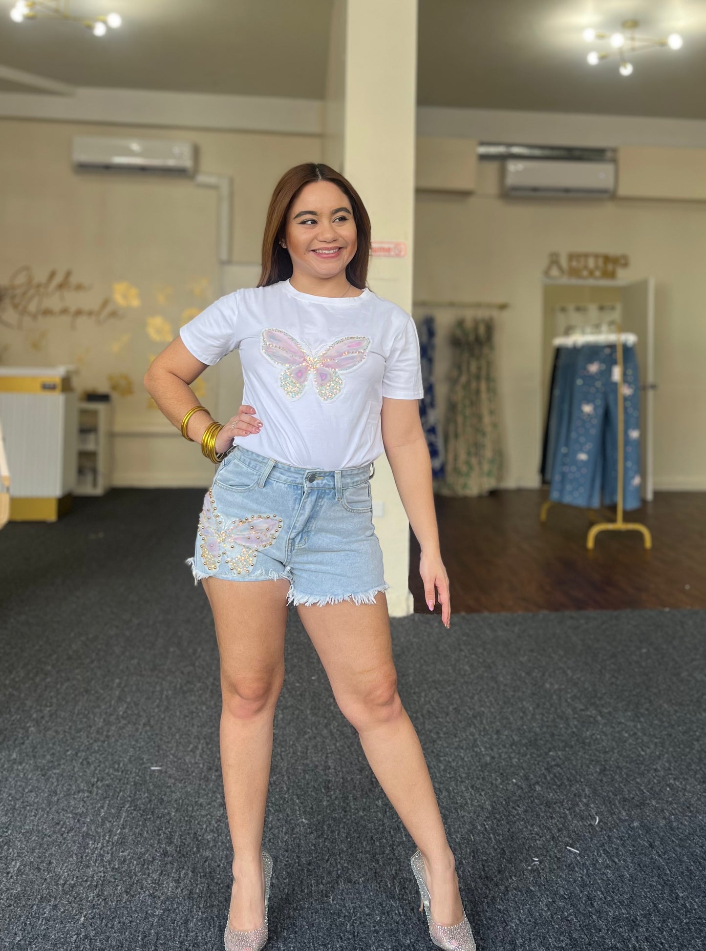 Butterfly Daze short