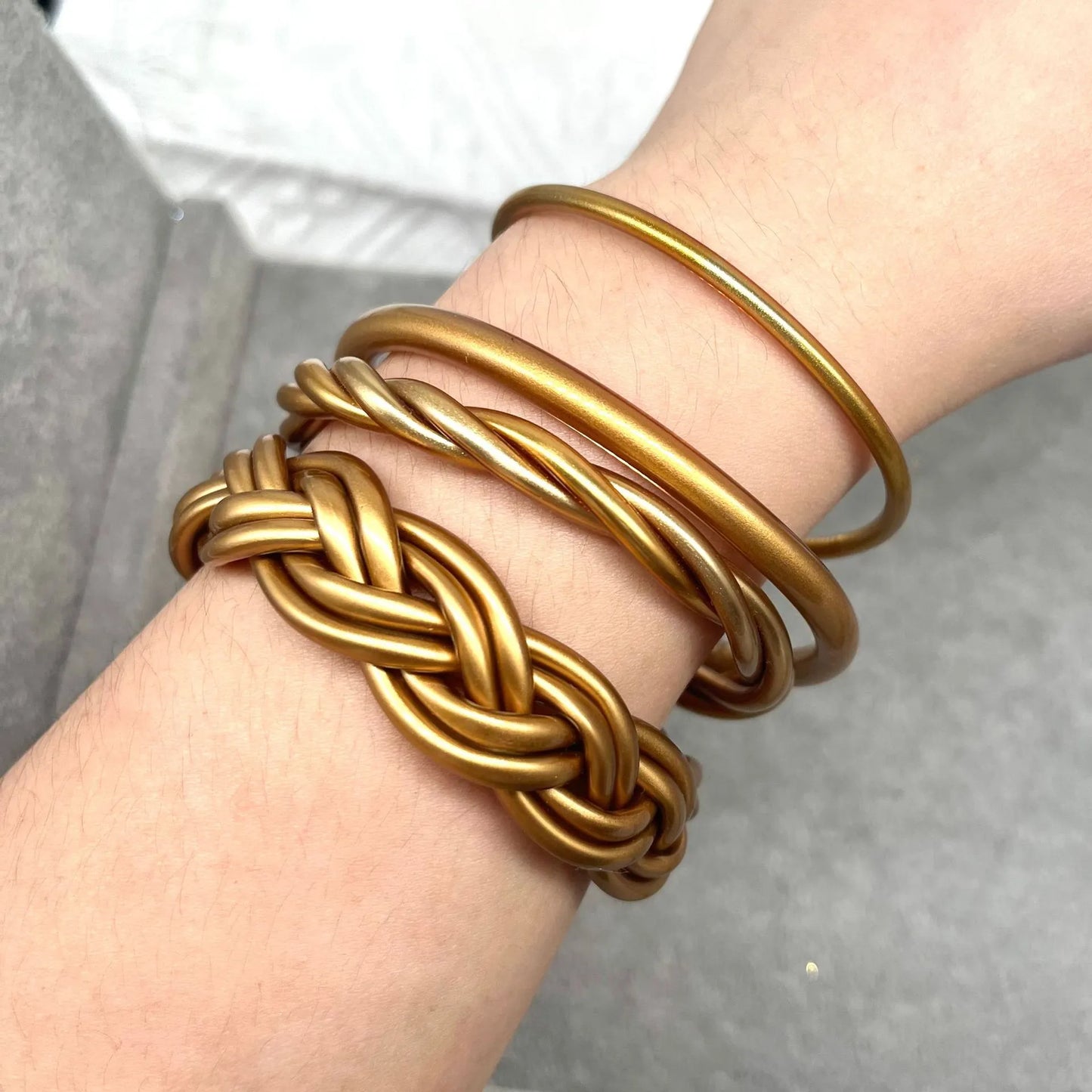 Glitter Jelly Bangles