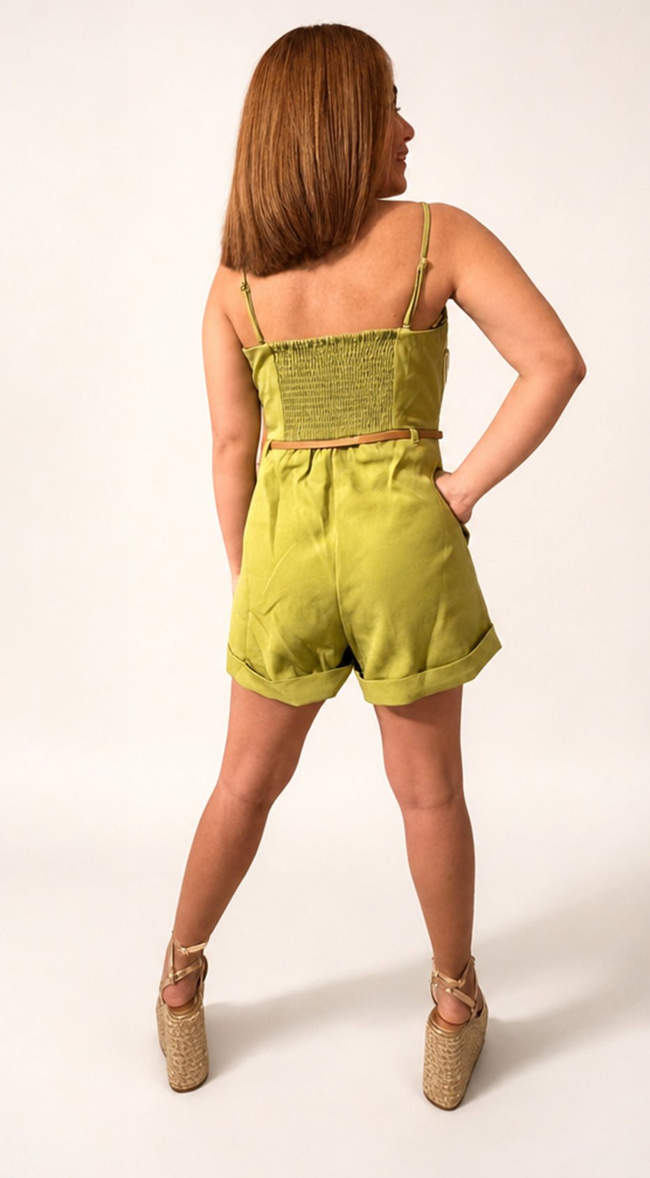 Olive Muse Romper