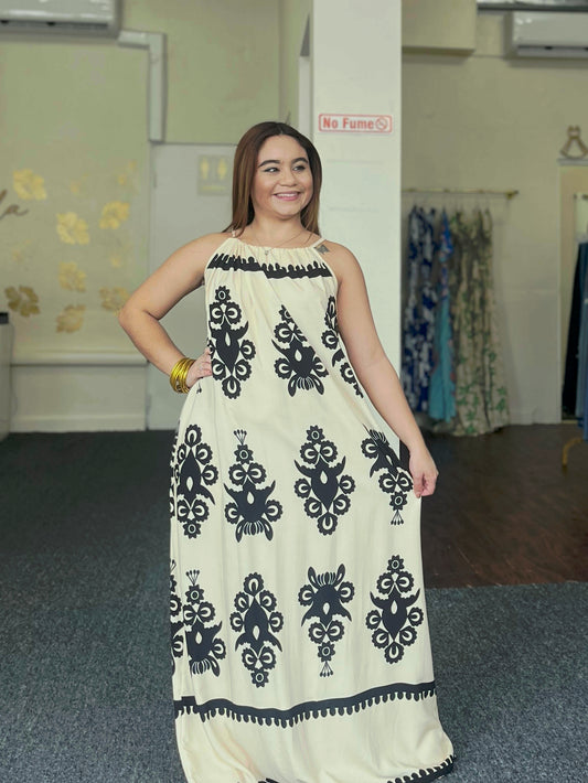 Ornate Elegance Maxi Dress