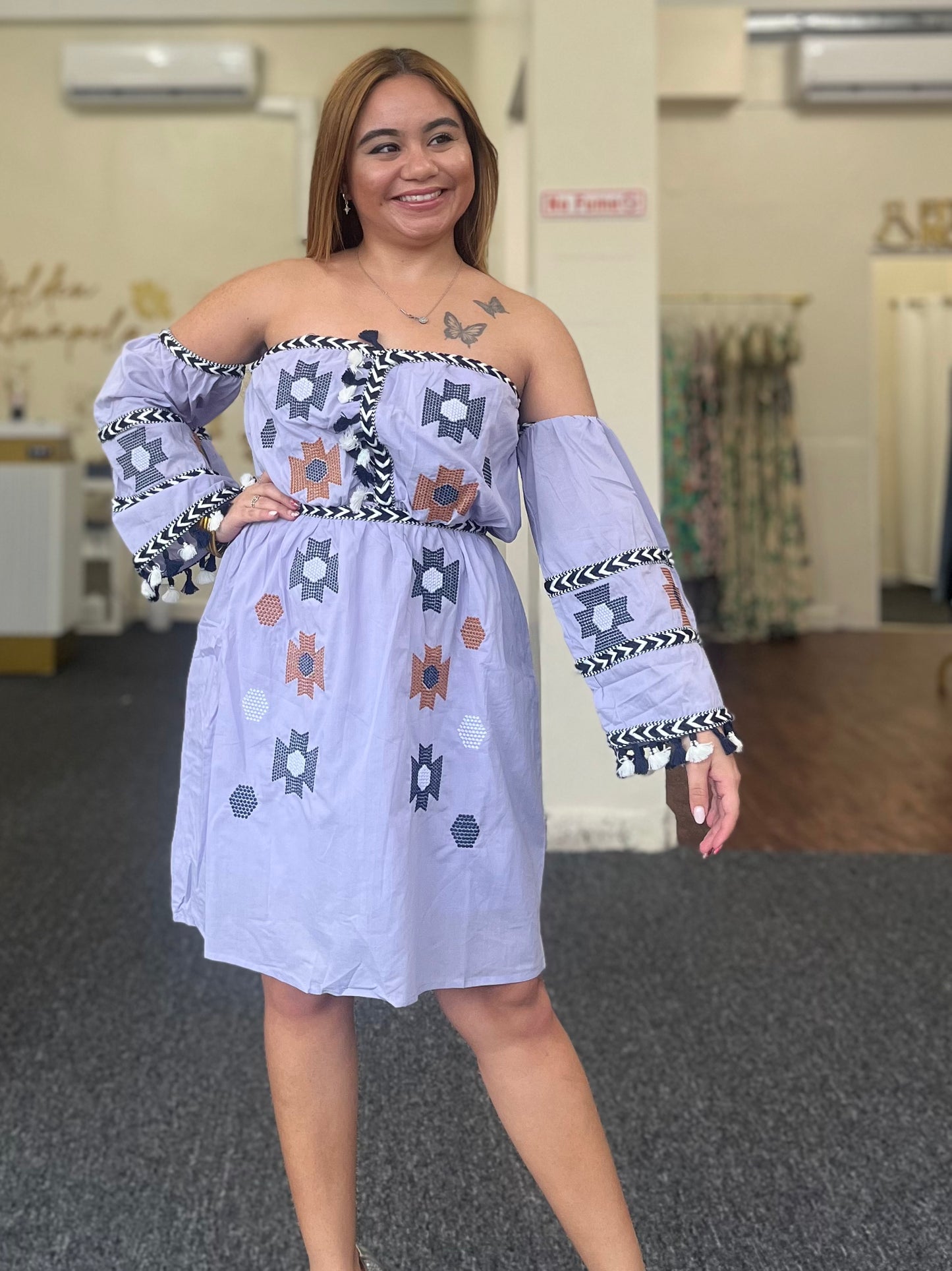 Amara Off-Shoulder Dress