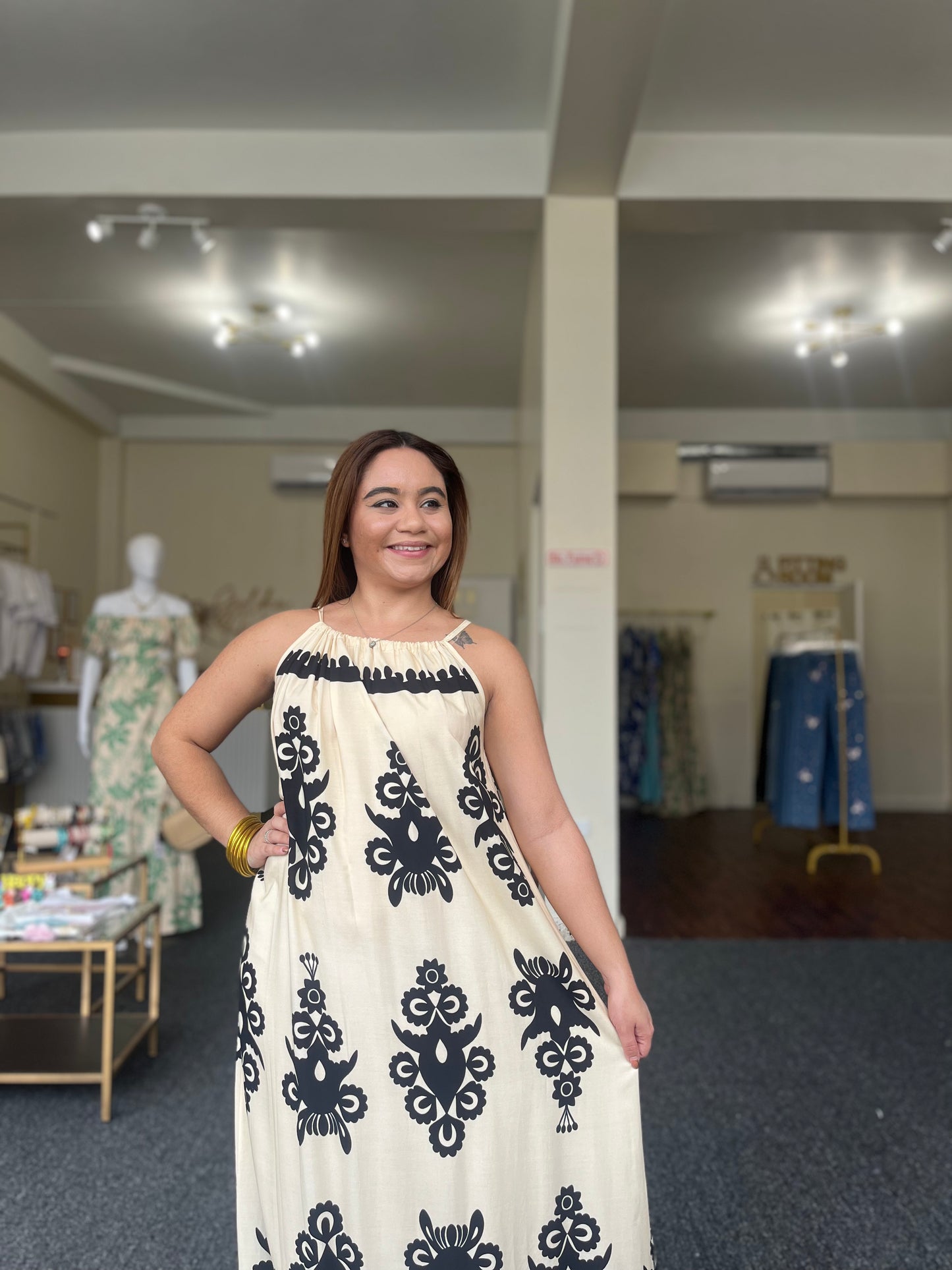 Ornate Elegance Maxi Dress