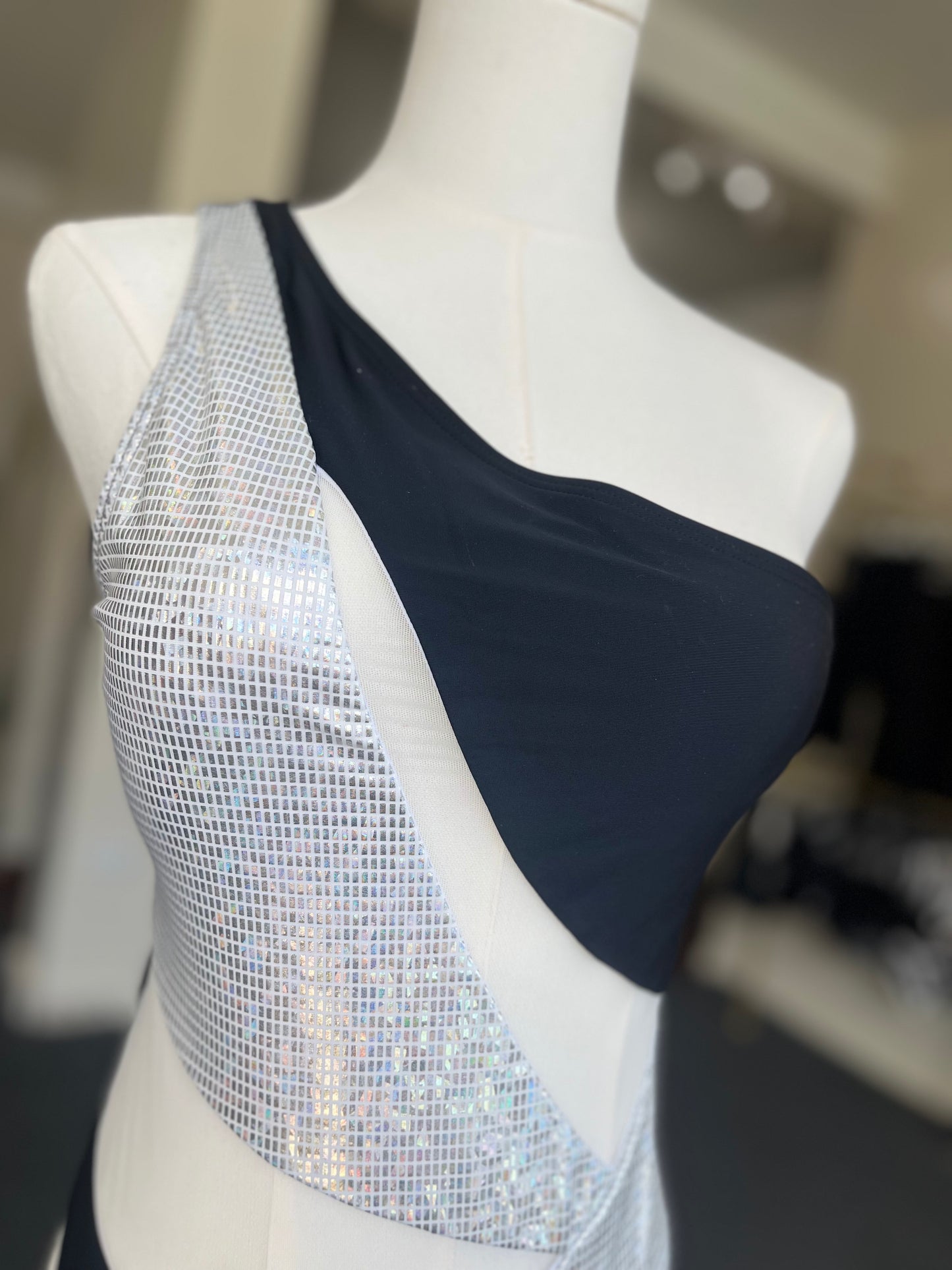 Disco One Shoulder Swimsuit