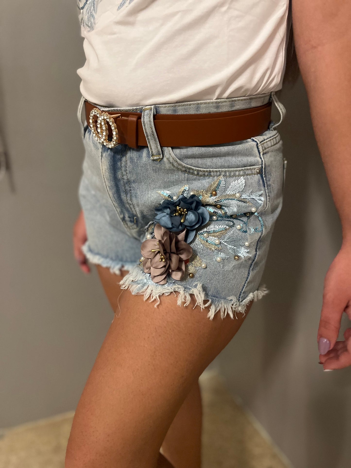 Flora Demin Short