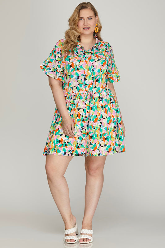 Plus Tropical Rhythm Romper