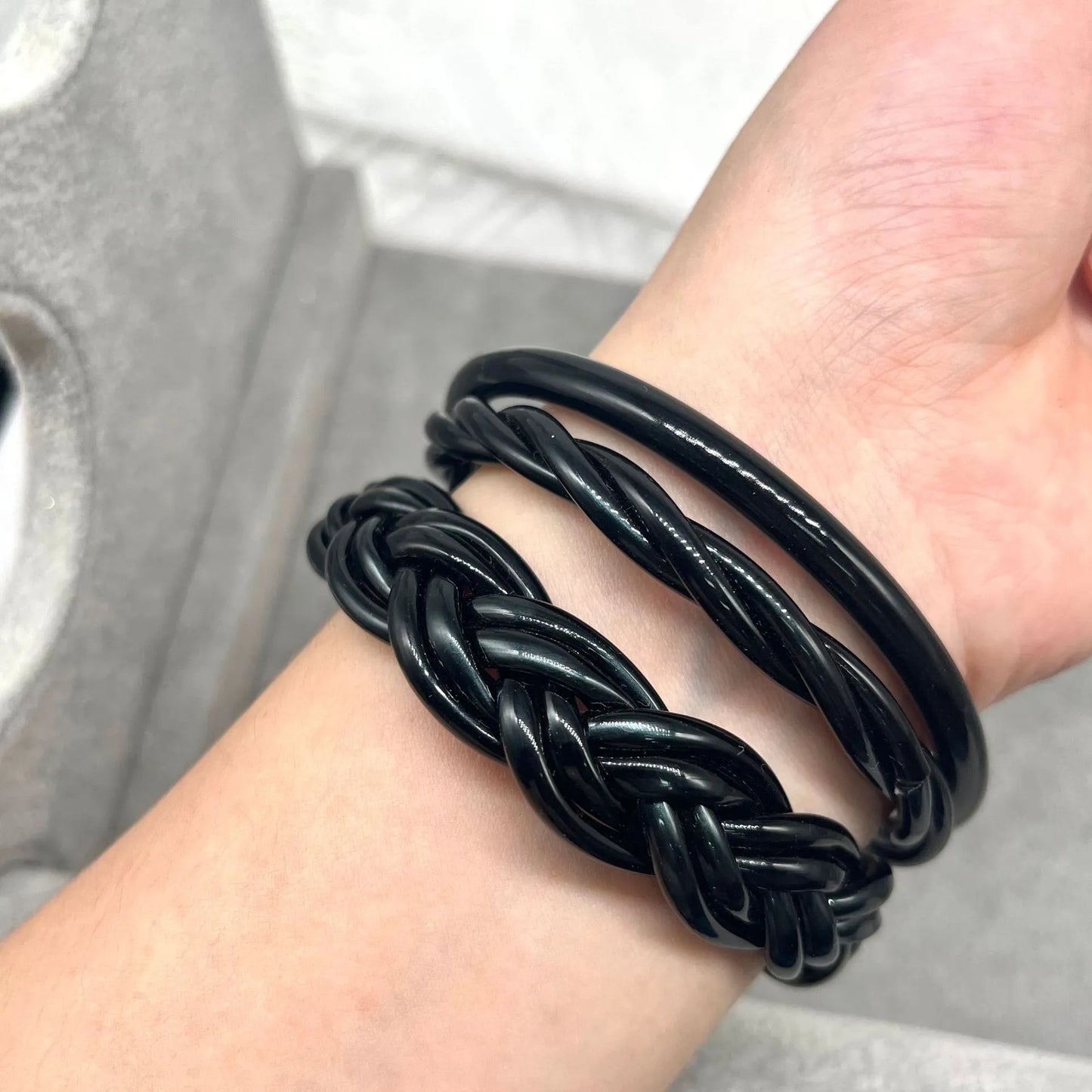 Glitter Jelly Bangles