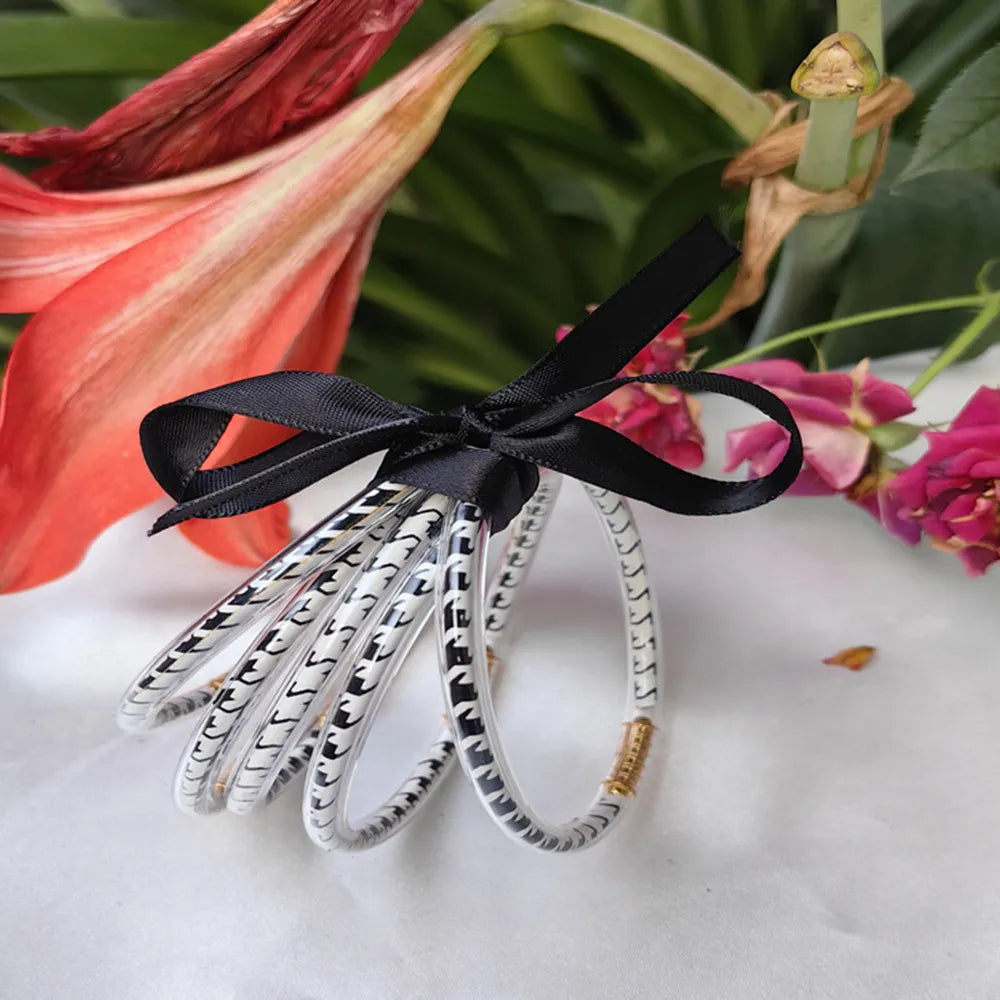 print jelly bangles