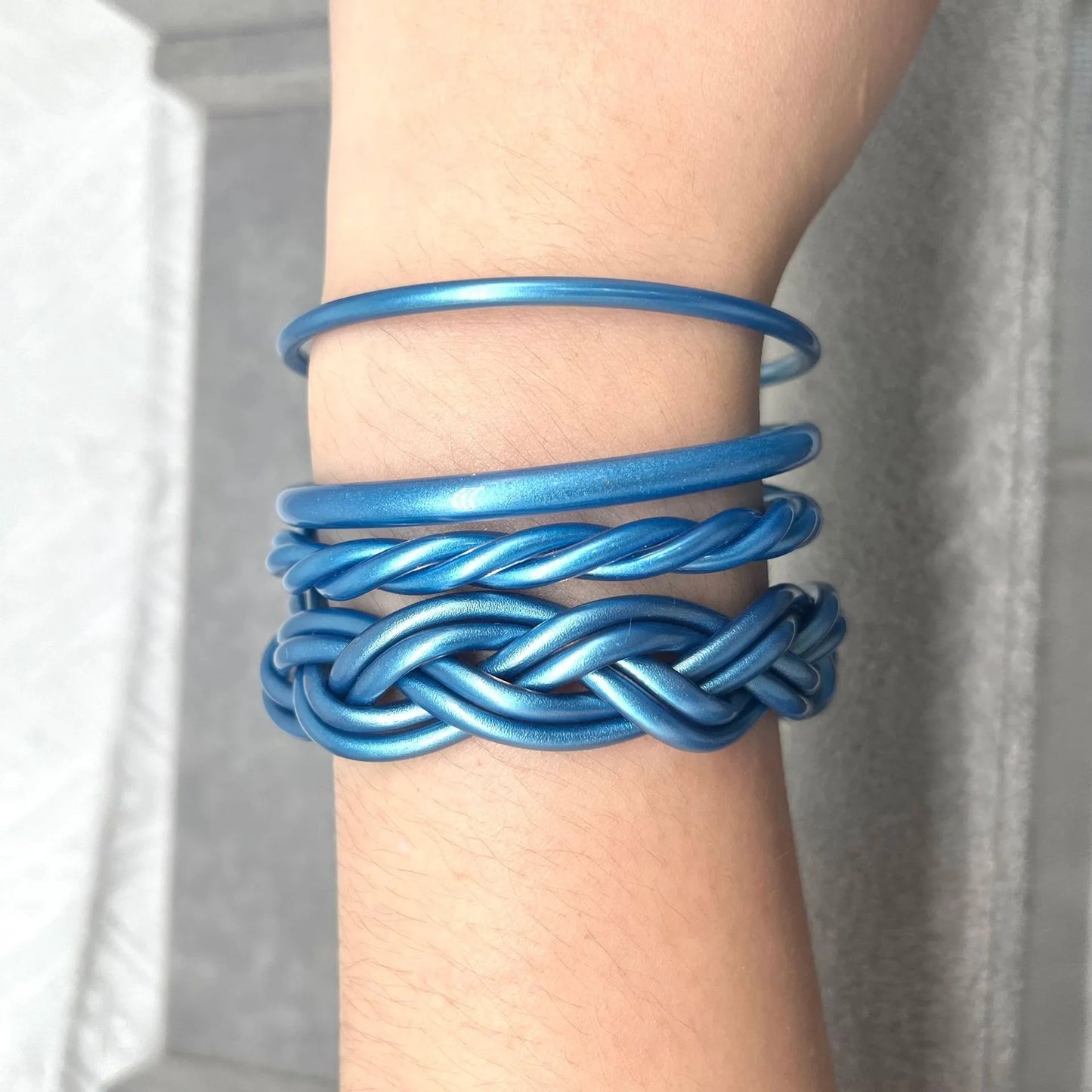 Glitter Jelly Bangles