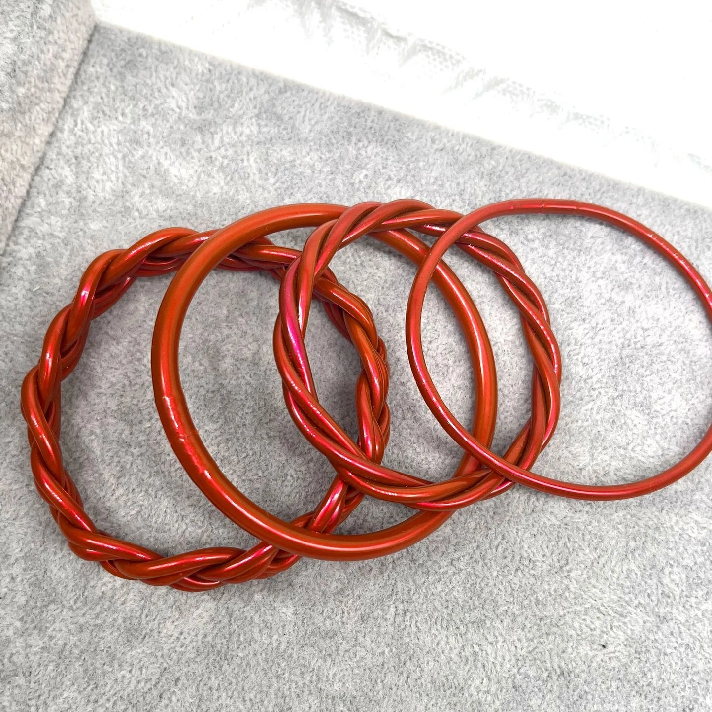 Glitter Jelly Bangles