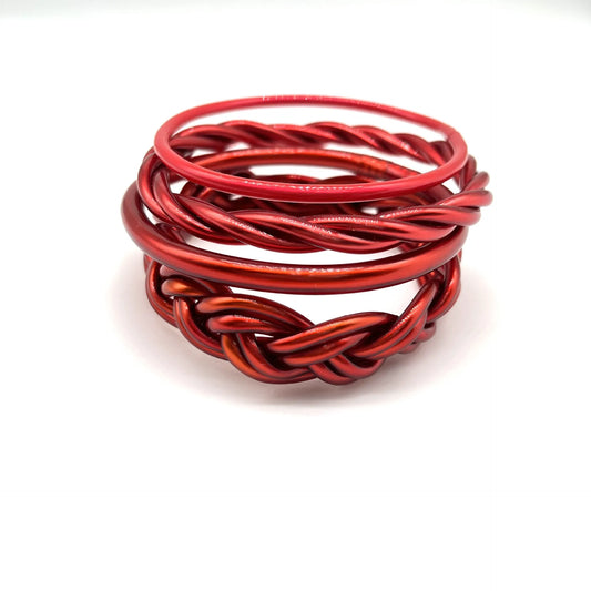 Glitter Jelly Bangles